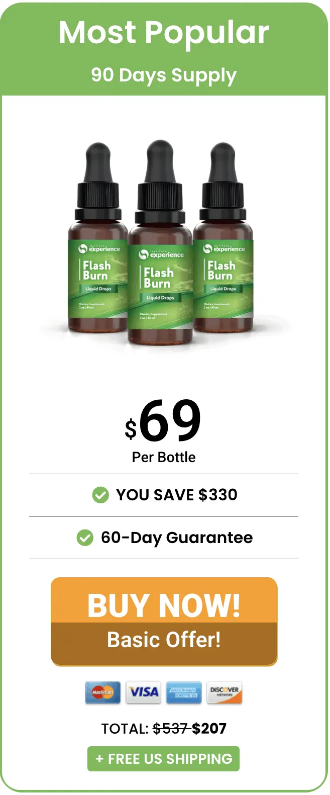 Flash Burn 3 Bottles